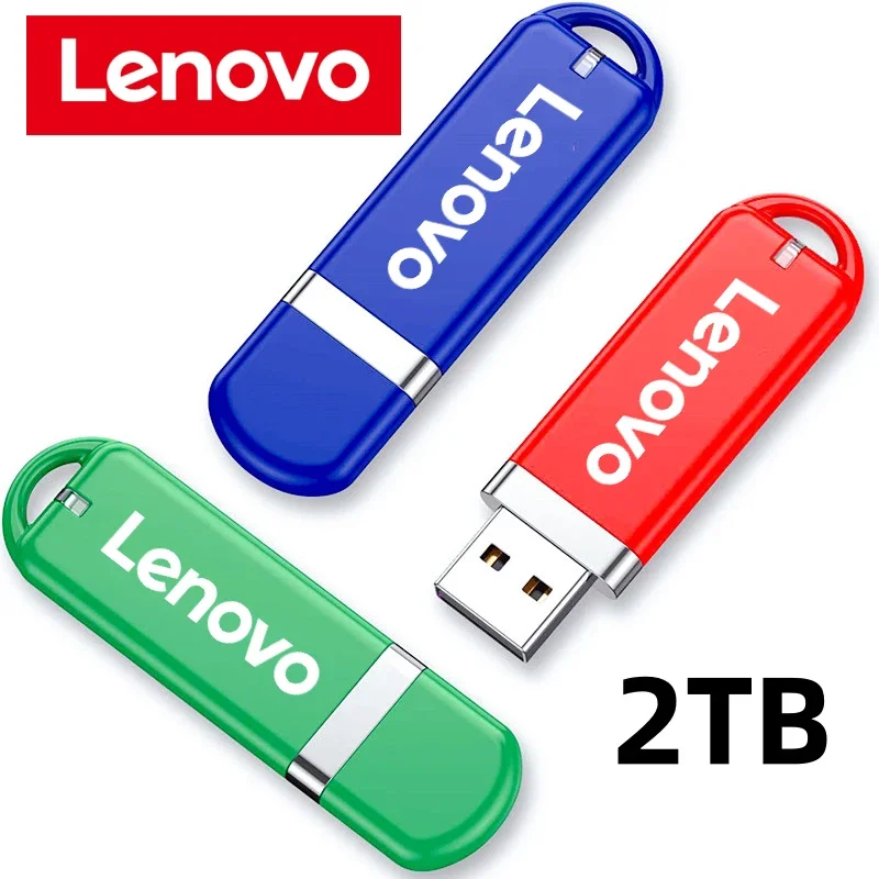 Lenovo Original 2TB USB3.0 Pen Drive USB Flash Drive Mini Pen Drive 1TB 512GB Cle USB Memory Stick U Disk for TV PC Computer Gam