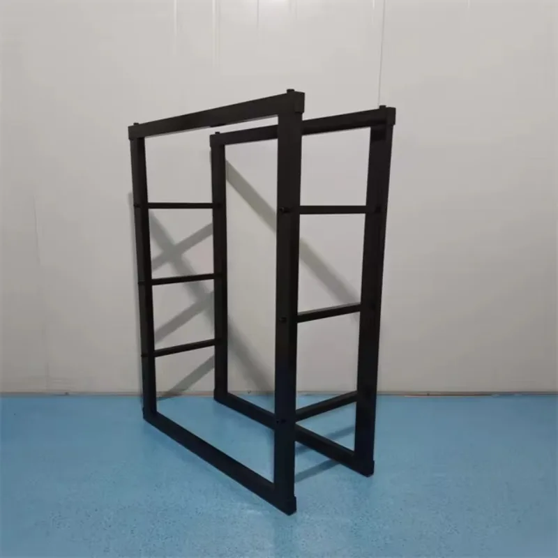 Indoor Fireplace Use Firewood Rack Metal Steel Storage Rack Adjustable Height