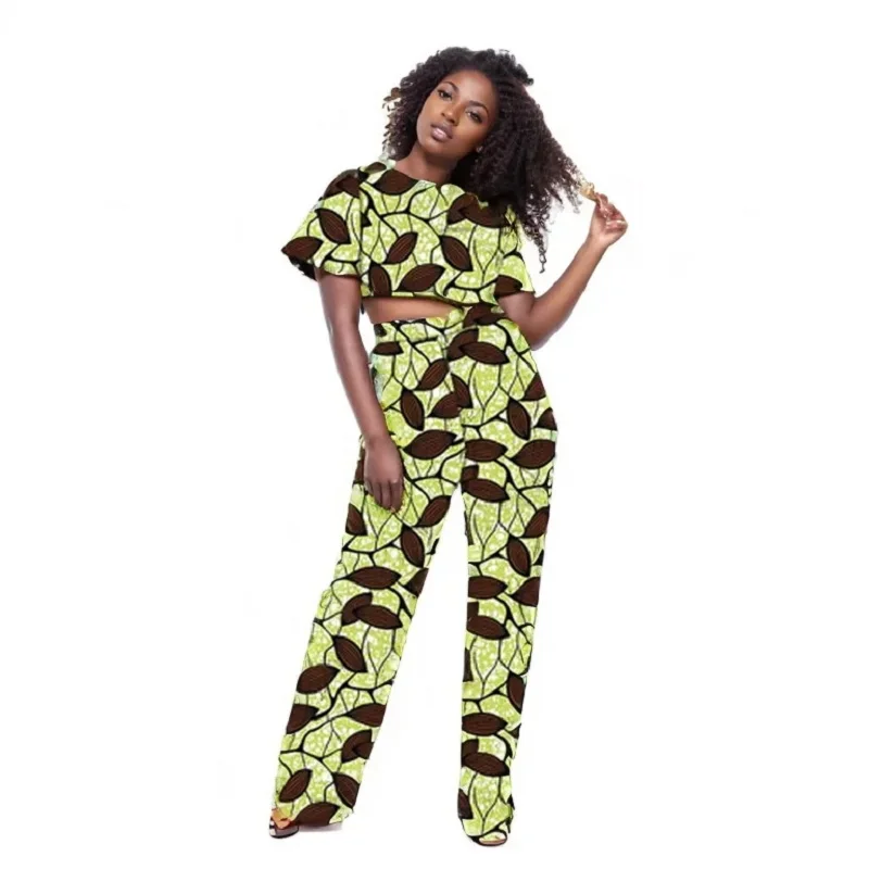 Tenues Ankara pour femmes, Design Original, Couture africaine, hauts et pantalons courts imprimés, costumes de marié féminins fabriqués sur mesure