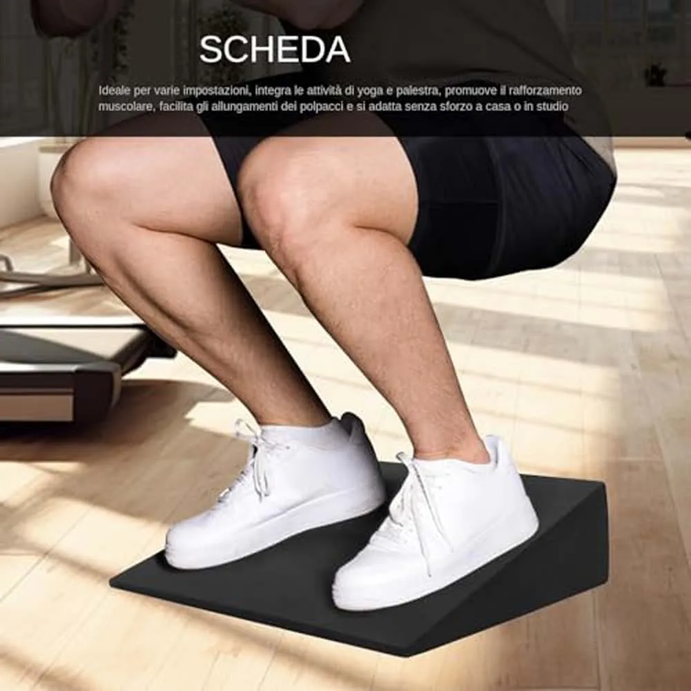 Wedge Yoga Slanting Board Squat Wedge EVA Yoga Foam Block Calf Extender Foot Stretch Board Calf Training Gym Fitness Accessorie