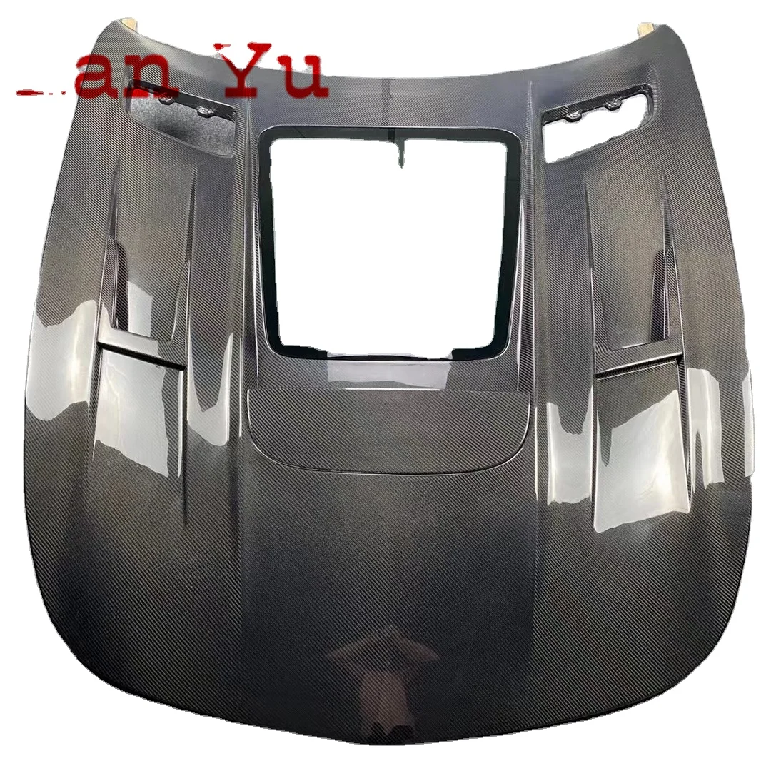 

Applicable to the Carbon Fiber Transparent Hood Engine Cover Modified by Mercedes AMG GT GTS GTC GTR
