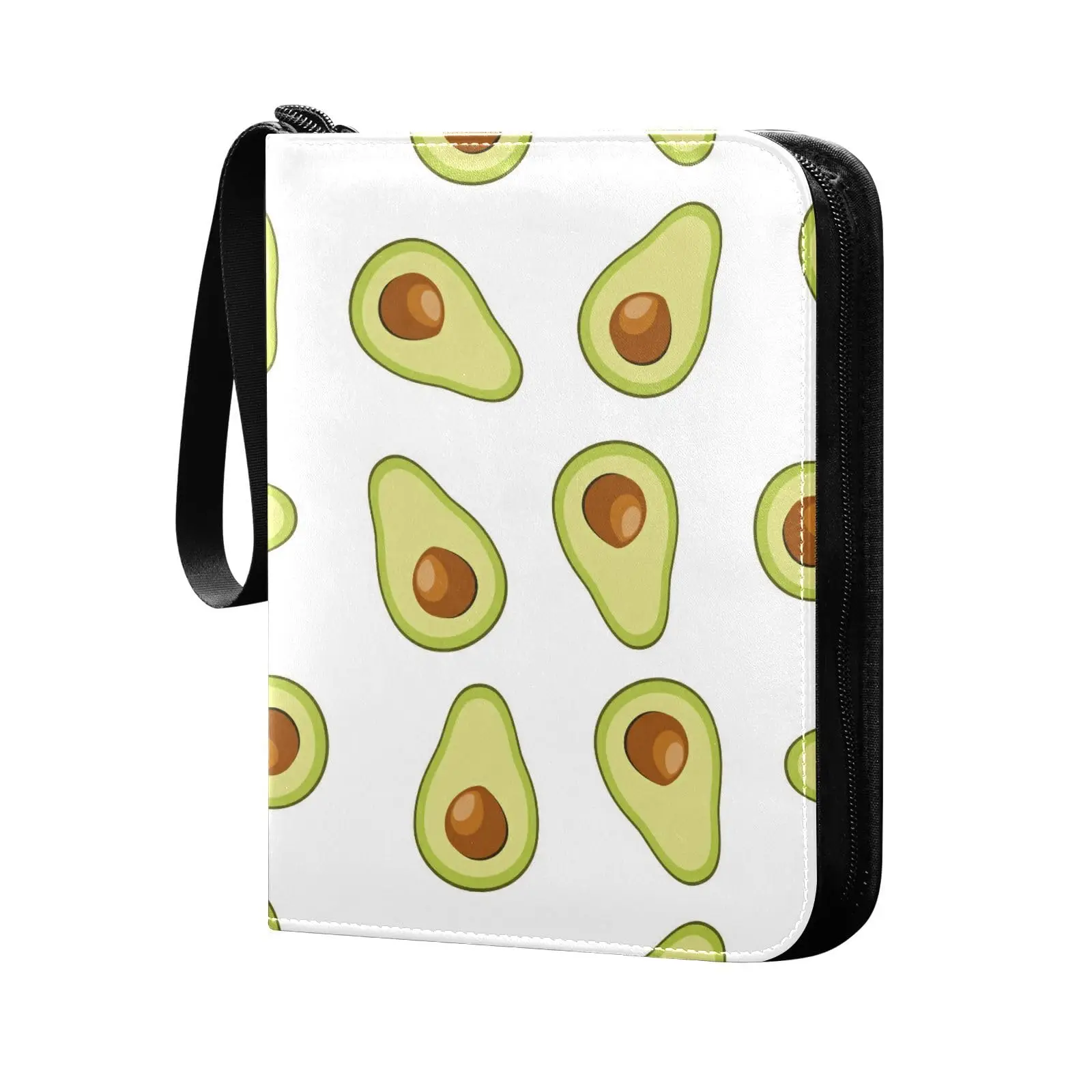 

Avocado Trading Card Binder 4 Pocket Card Binder, 400 Double Sided Pocket Album Sport Game Cards, Unique Card Collection Storage