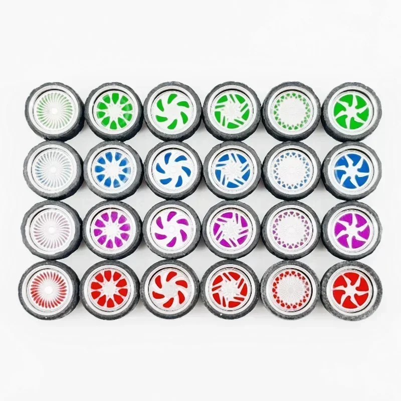 4pcs(1set for 1 car) 1/64 Alloy 11mm Diameter Width 5.2mm Wheels Tires Axles for 1:64 Model Car Hotwheels/Tomy Modified