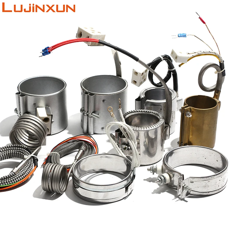 LUJINXUN Custom-made Silicone Heating Plate Stainless Steel Band Heater Spring Coil Ring Heating Element