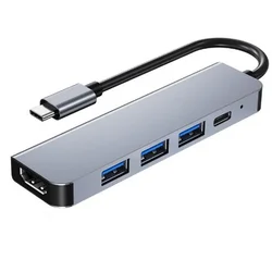 USB CタイプC充電ドック,4k hdmi互換,USB 3.0, 2.0,pd,macbook,samsung s20,dex,ps5,ipad,tv,ラップトップ,マウス