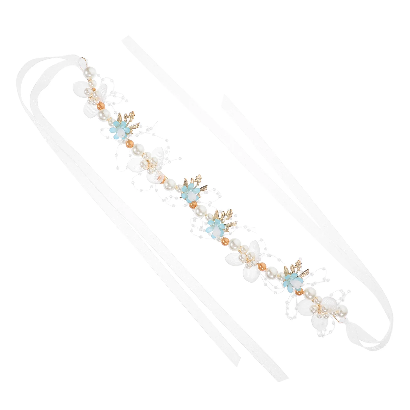 

Pearl Flower Hairband Elegant Hair Vine Wedding Accessories Bride Bridesmaid Headpiece Bridal Jewelry Flower Hair Accessories