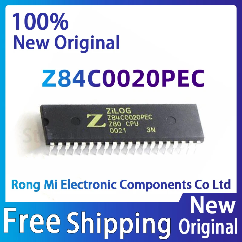 Free Shipping 5-10pcs Z84C0020PEC Z84C0020 84C0020 DIP40 Z80 CPU Z80CPU Microprocessor i