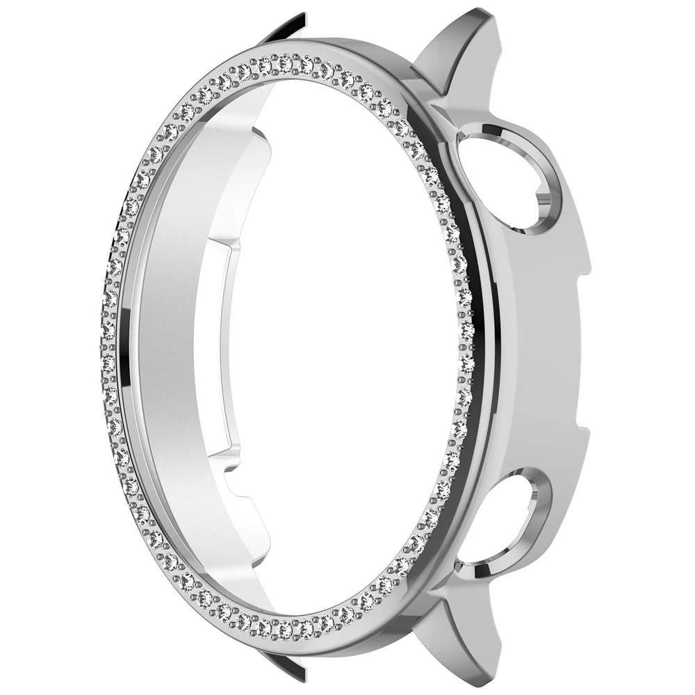 Capa para oneplus watch3 43mm escavada fileira única capa protetora oca de diamante