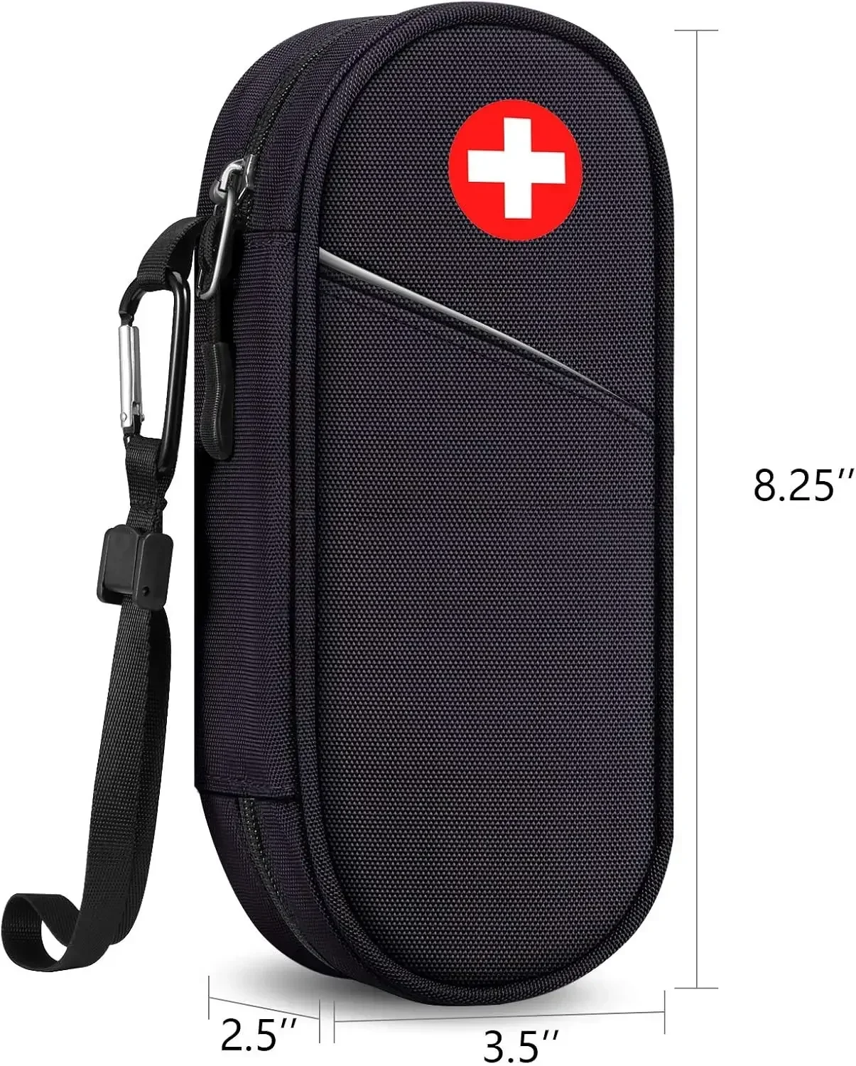 Organizer Bag Outdoor Insulated Travel Medication with Survival Kit and EpiPens Pouch for Emergency Medical Supplies