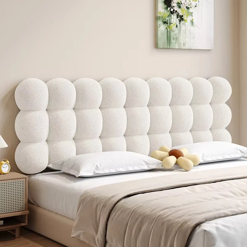 Backrest Cushion Headboard Soft Pad Thickened Sitting Cushion Snowball Body Pillow Bedroom Pillow Tatami Washable Decorative