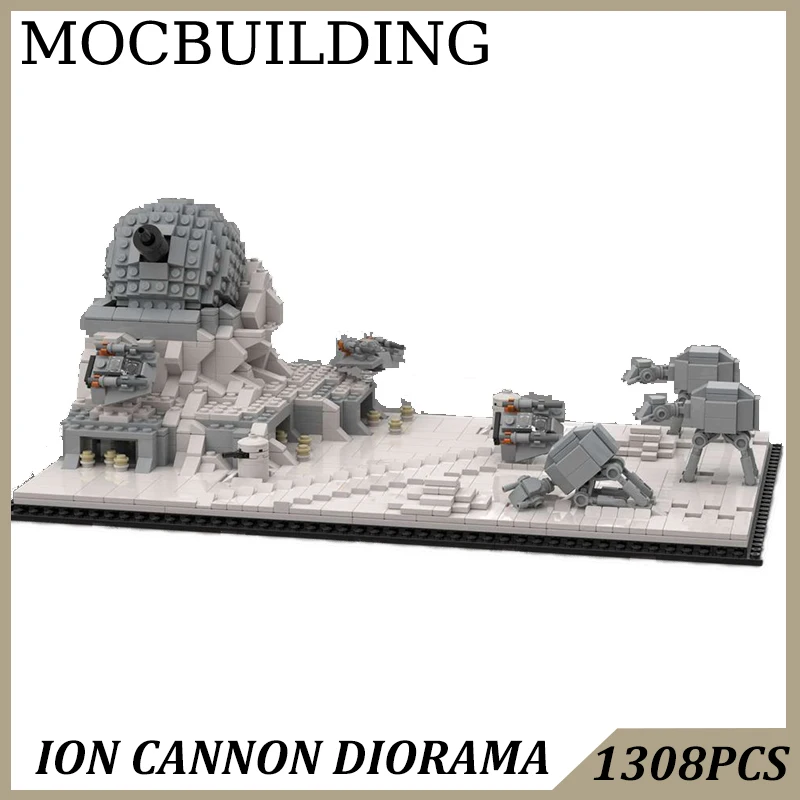 Ion Cannon Diorama Display Model MOC Building Blocks Construction Toys Birthday Gift Collection