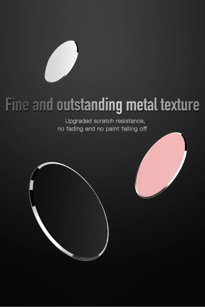 Universal Handy Magnetische Halterung Platte Blatt für Auto Magnet Saugplatten Aluminium Legierung Patch für iPhone Xiaomi Samsung – Detail 3