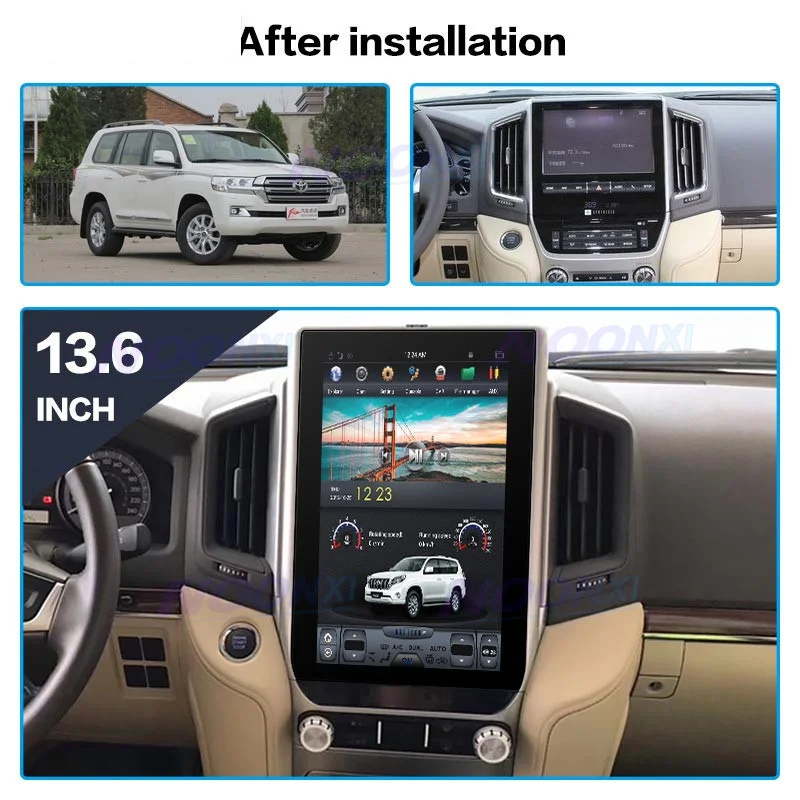 

For Toyota Land Cruiser LC200 GXR VXR 2008-2021 Android 11.0 Multimedia Player GPS Navigation Car Radio Stereo Carplay Head Unit