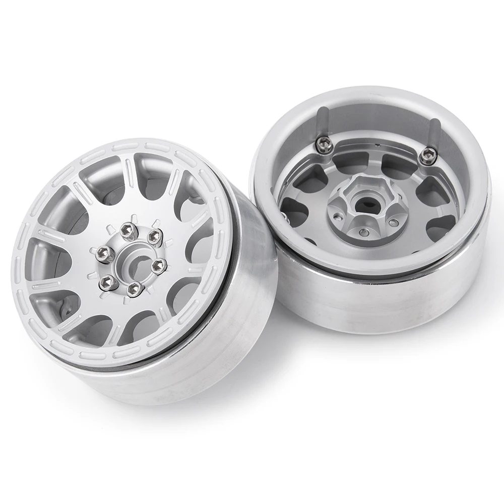 AXSPEED 2.2 Beadlock Wheel Rims Wheel Hub for 1/10 RC Crawler Axial SCX10 90027 90046 Wraith 90018 90048 D90 TRX4 TRX6