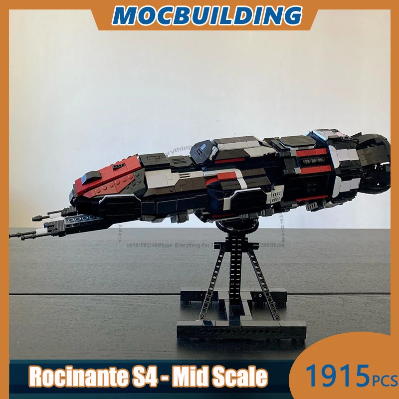 

Rocinante S4 - Mid Scale Model MOC Building Blocks Space DIY Assemble Bricks Collection Display Creative Xmas Toys Gifts 1915PCS