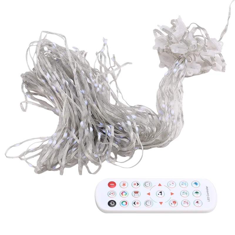 Smart Curtain Lights Bluetooth App Control RGB LED String  Waterproof Fairy Light USB DIY Display Room Decor