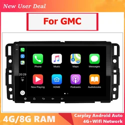 Car Multimedia Player Head Unit Android 12.0 Radio For GMC Yukon Sierra Acadia Savana With Carplay Bluetooth USB RDS