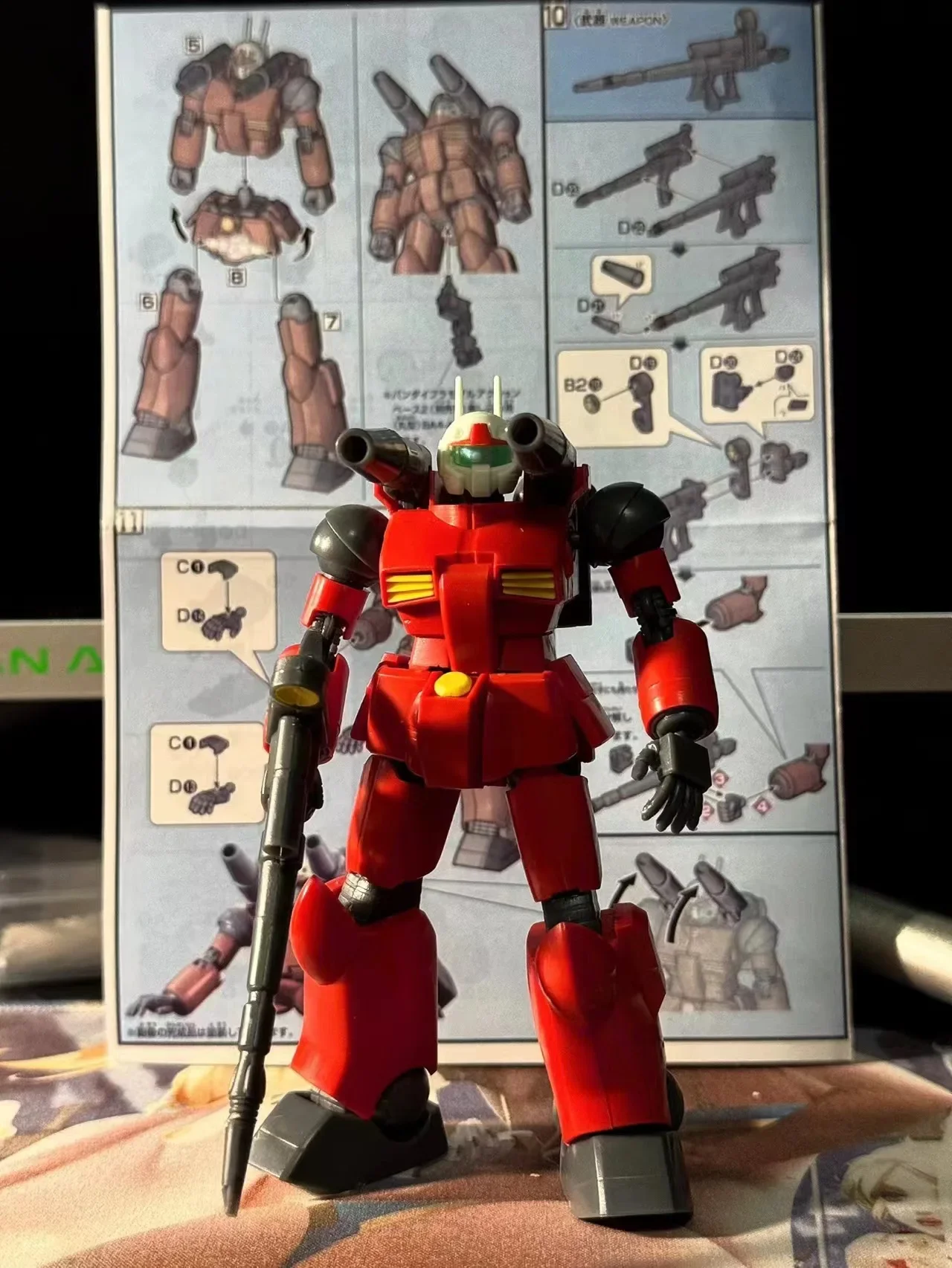 Guncannon RX-77-2 Mobile Suit Animation Character Assembled Model HG 1/144 Mecha Kit Model Toy Movable Joint Doll Boy Gift