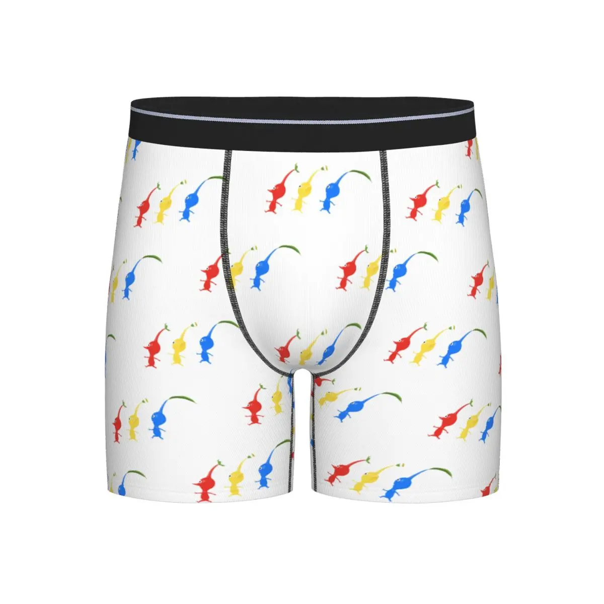 

Длинные трусы-боксеры, шорты 3, трусики для бега Pikmin, мужское вентилируемое нижнее белье для мужчин, подарки бойфренду