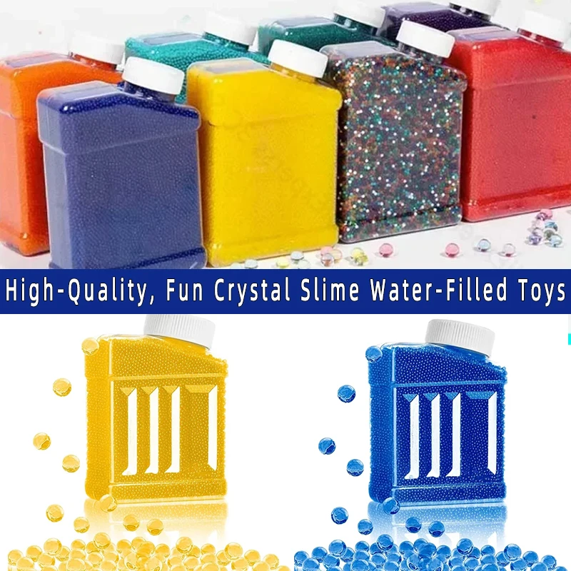 50000Pcs High-Quality, Fun Crystal Slime Water-Filled Toys Toy Water Beads Kids Flowers Growing Up Water Hydrogel Balls