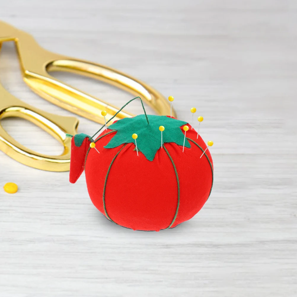 

12pcs Tomato Pin Cushion 5 5cm Red Color Soft Sewing Needles Crochet Cotton DIY H made Home Decor Reusable Embroidery Accessory