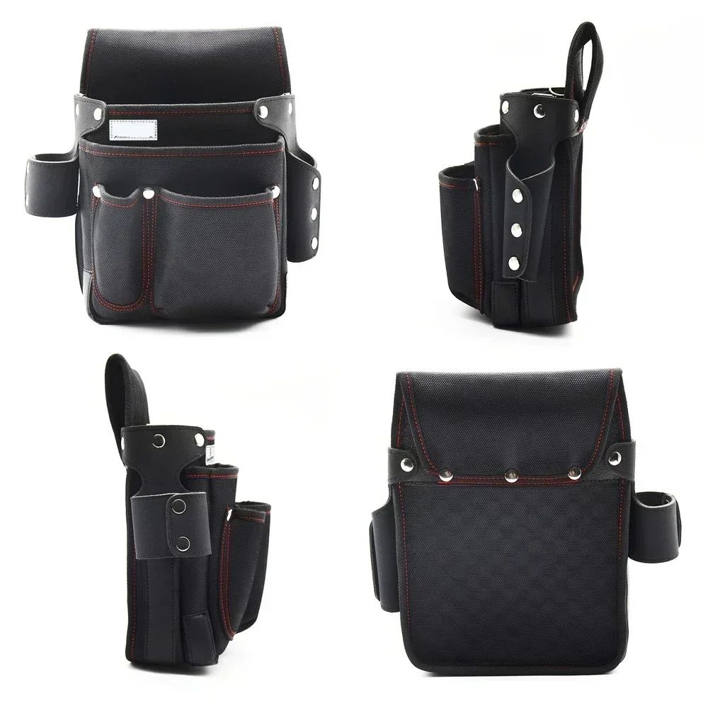

Multiple Pockets & Vertical Storage for Electricians & Carpenters Clip on Belt Work Pouch Bag Heavy Duty Tool Pouch