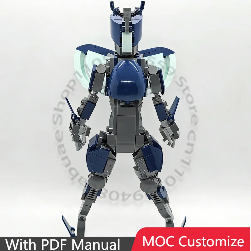 

305 PCS Customize Rhino MOC Customize Modular Building Block Kids Technology Educational Design Brick DIY Boy Toy Christmas Gift