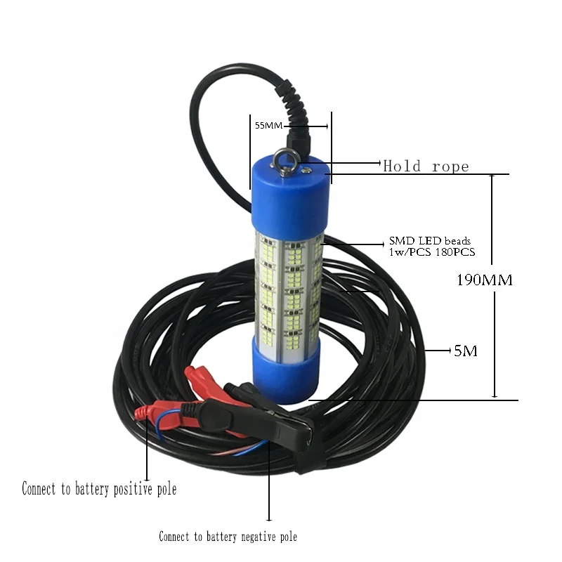 1 Pcs 150W Underwater Green Fishing Lights Little Green for the Sea  for Fishing