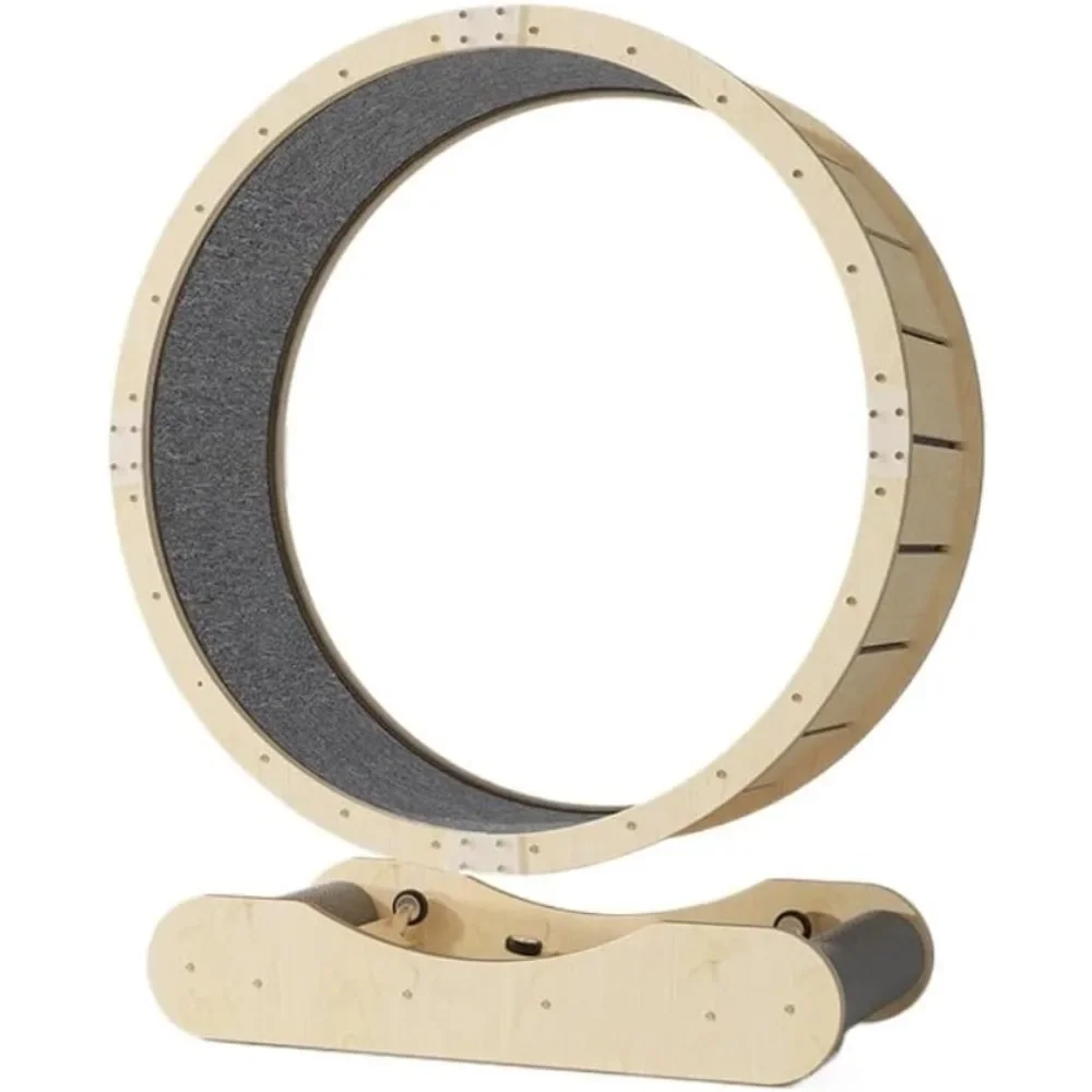 

Cat Running Wheel Treadmill, Solid Wood Paw Blanket, Running Wheel, Weight Loss and Energy Consumption Artifact