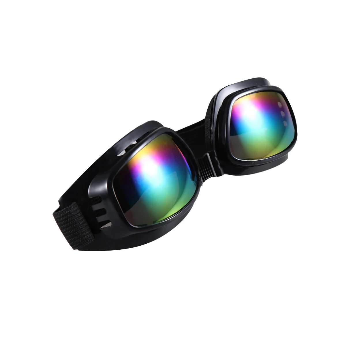 

Мотоциклетные очки, черная оправа, красочные линзы, сферические, широкий обзор, противотуманные, защита от ультрафиолета, лыжные очки для мужчин и женщин, велоспорт