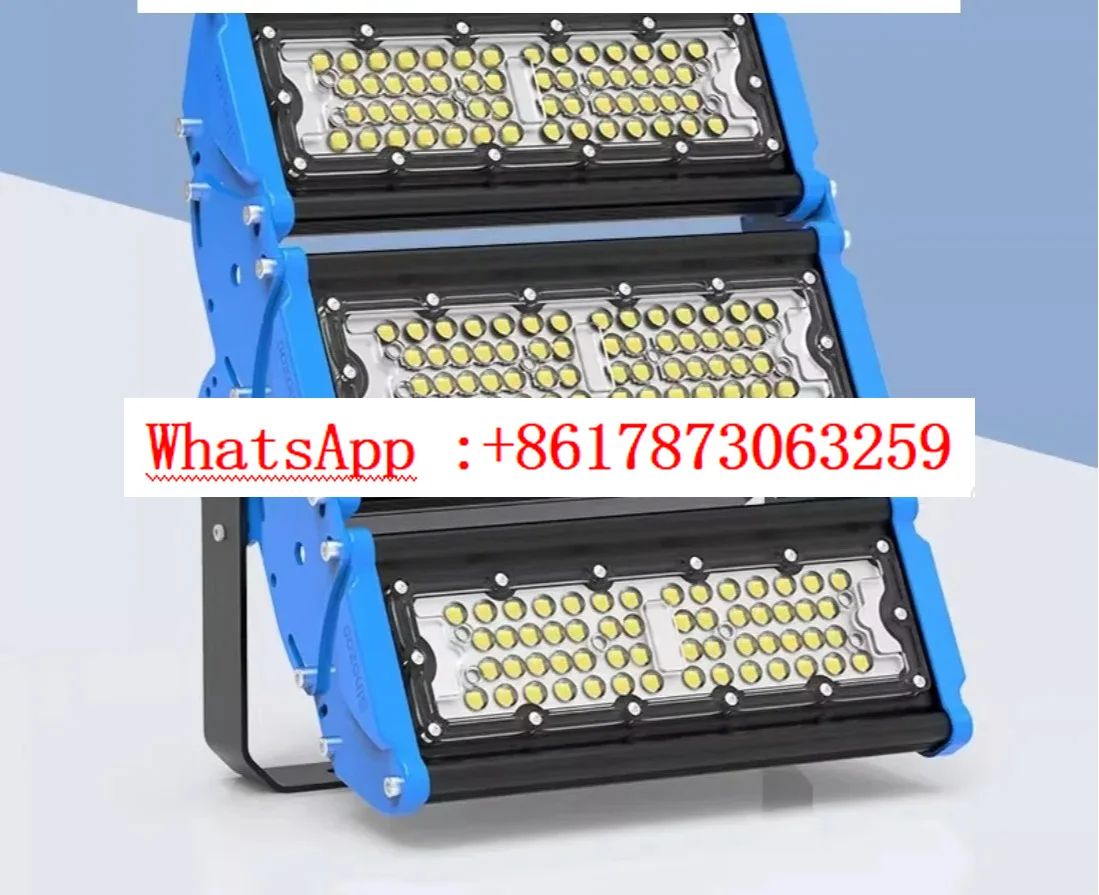Outdoor high-power waterproof and dustproof workshop lighting, stadium floodlight, high-pole module light