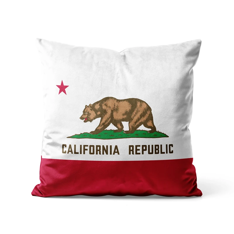 

Gaslight Gatekeep Girlboss Калифорнийский медведь наволочки для диванных подушек 45 см x 45 см