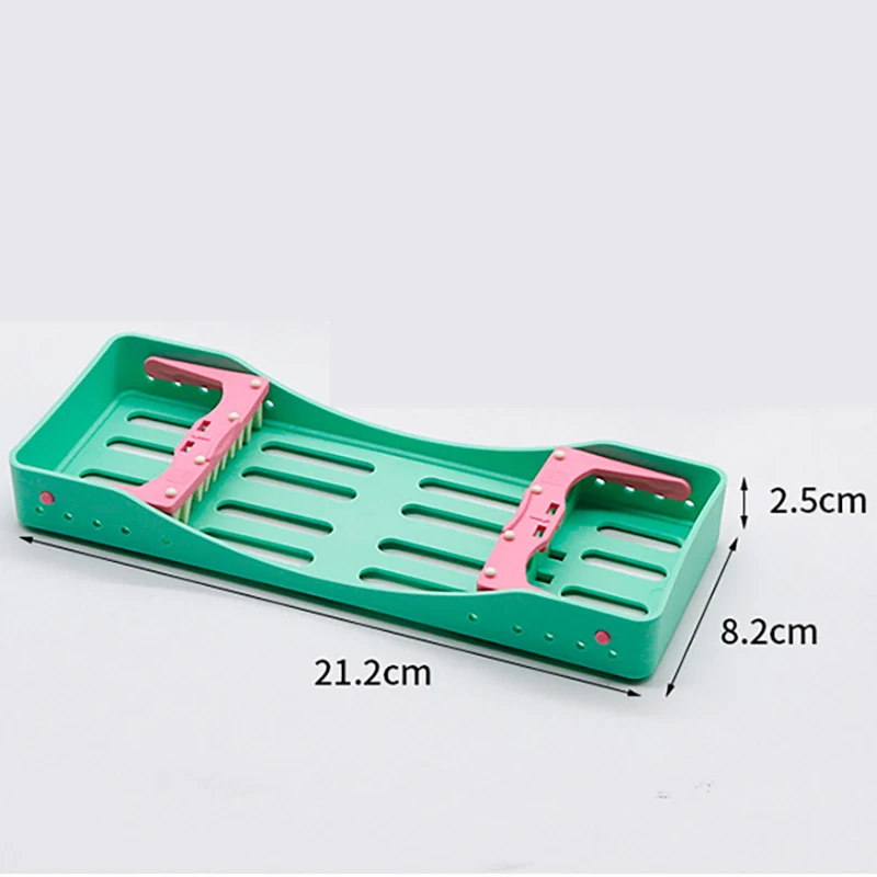 4pcs Dental Instrument Disinfection Box Non Fading Non Deforming Reusable Oral Instrument Storage Box Tool Box