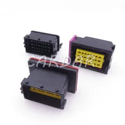 1 conjunto 24 pinos 24 vias fci 211pc249s8005 211pl249s0023 automotivo conector auto ecu pcb tomada preto