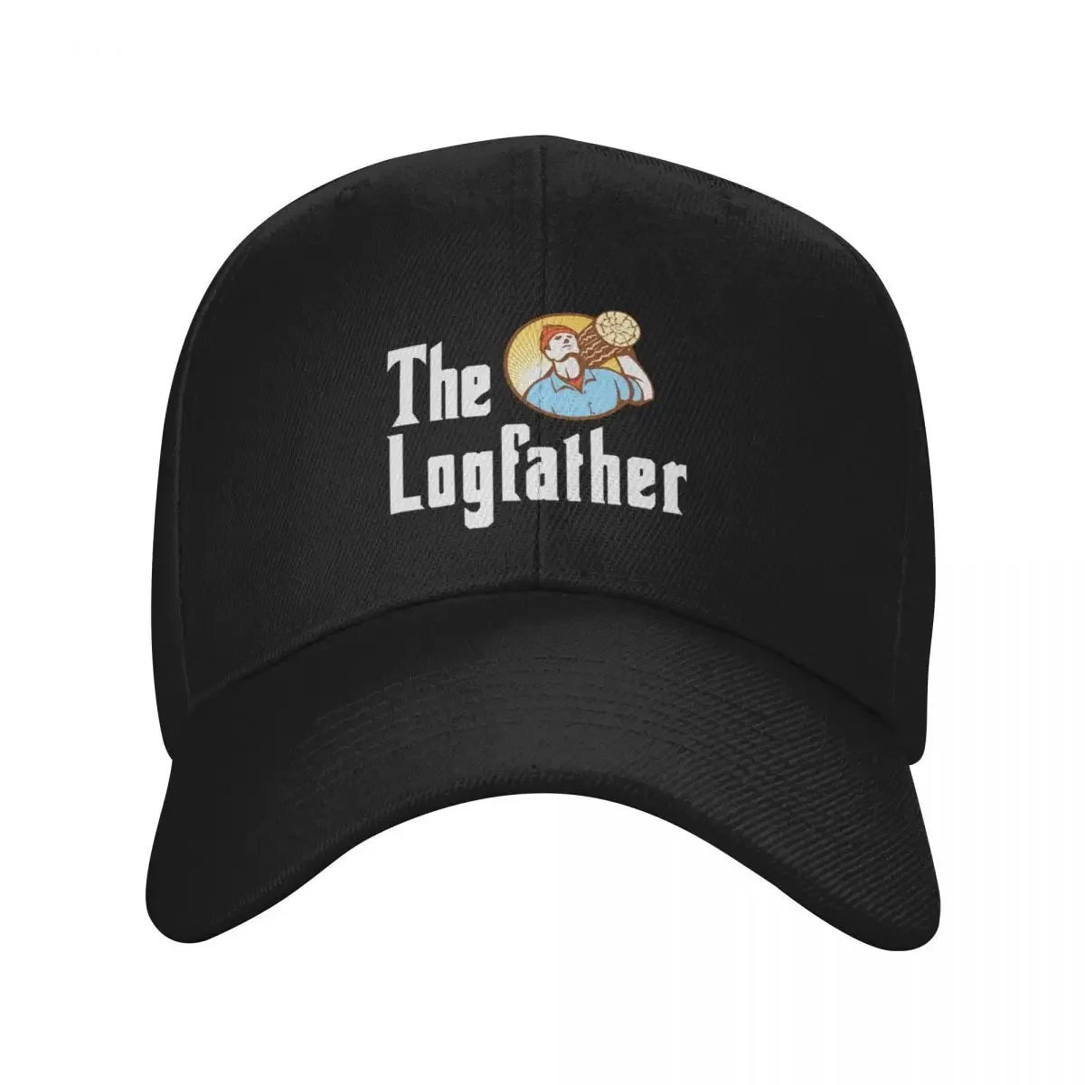 The Logfather-Play On Words-Logger-Outdoorsman-Arborist-Forestry Worker Baseball Cap Horse Hat tactical cap Men Caps Women's