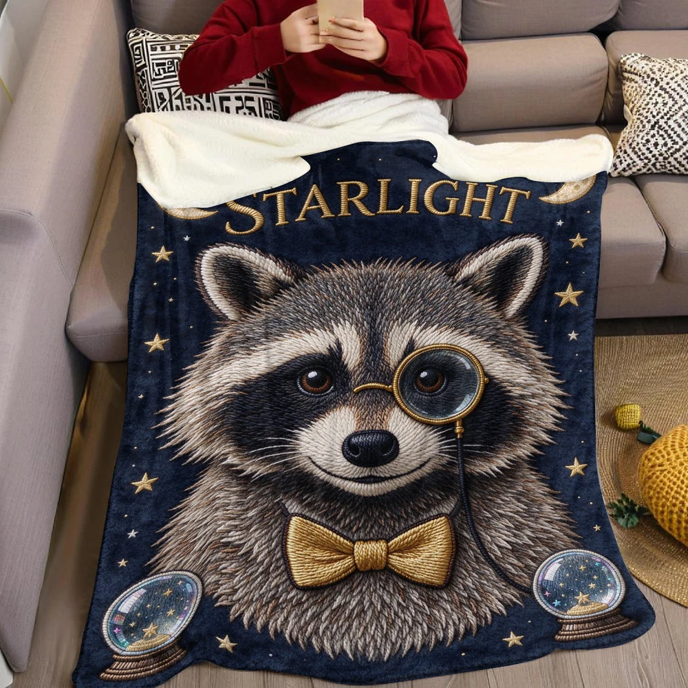 Stitch Khaki Ginger Super Soft Flannel Blanket Fuzzy Warm Throw Blanket for Bed Couch Cozy Plush Bed Cover All Season