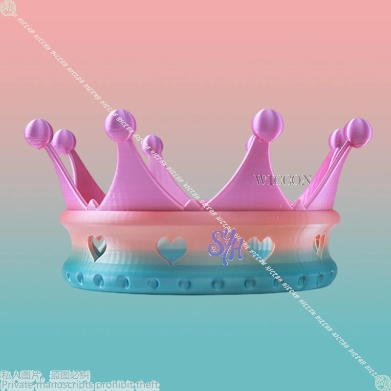 

Аниме фильм косплей Kawaii мультфильм 코스프레 дети красочные короны Хэллоуин 3D ювелирные изделия из полилуктической кислоты аксессуары для выпускного вечера