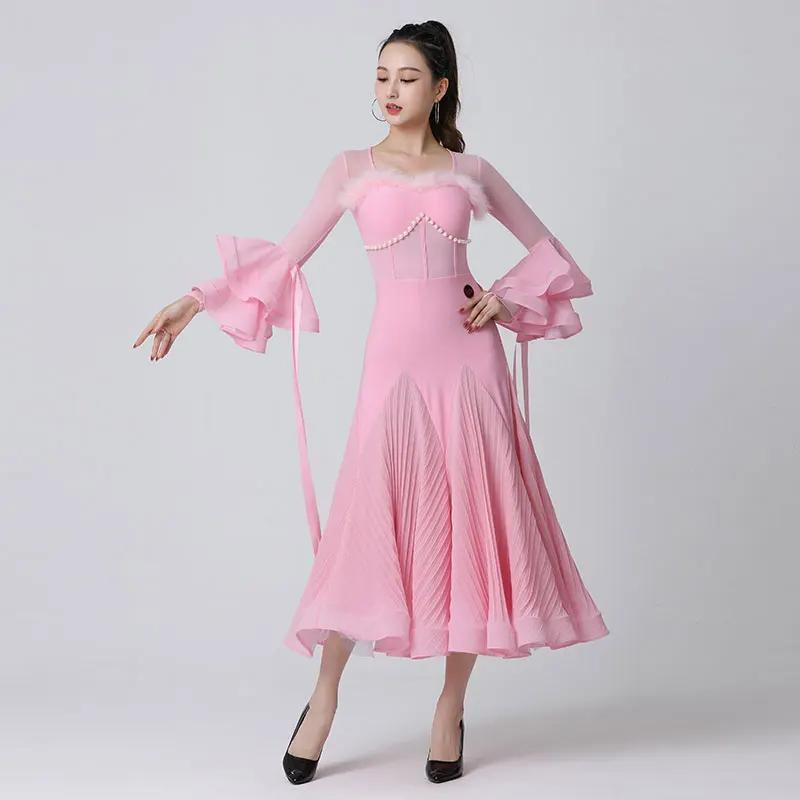 2023 Modern Dance Competition Dress New Women's High-end Ballroom Dance Dress Waltz Performance Dress