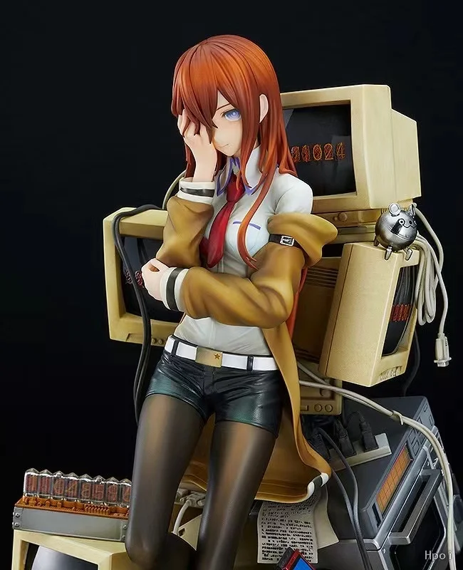 Original GSC Steins Gate Makise Kurisu reading steiner Anime Figure PVC Collectible Model Toys Gifts Ornaments Desktop