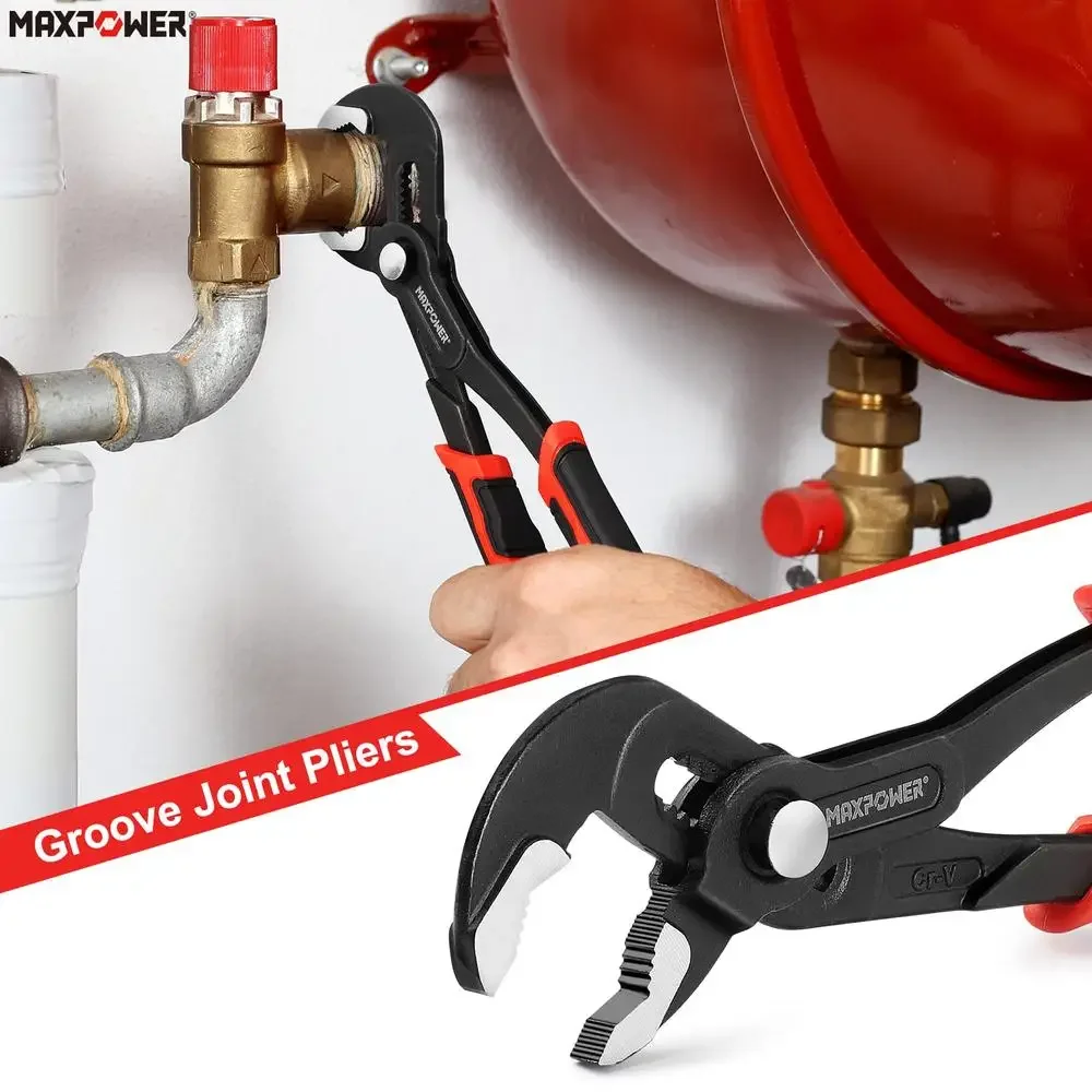 ロングノーズ斜めラインマン溝ジョイントプライヤーセット高硬度 CR-V 鋼快適な TPR ハンドル多用途ツール DIY ホーム