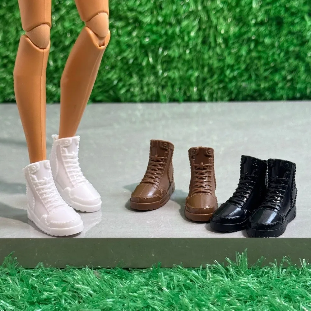 Fashion 1/6 Doll Sippers Shoes Plastic Multistyles Shoes Clothes Accessories Male/Female Doll Boots Fit Foot Length 2cm Dolls