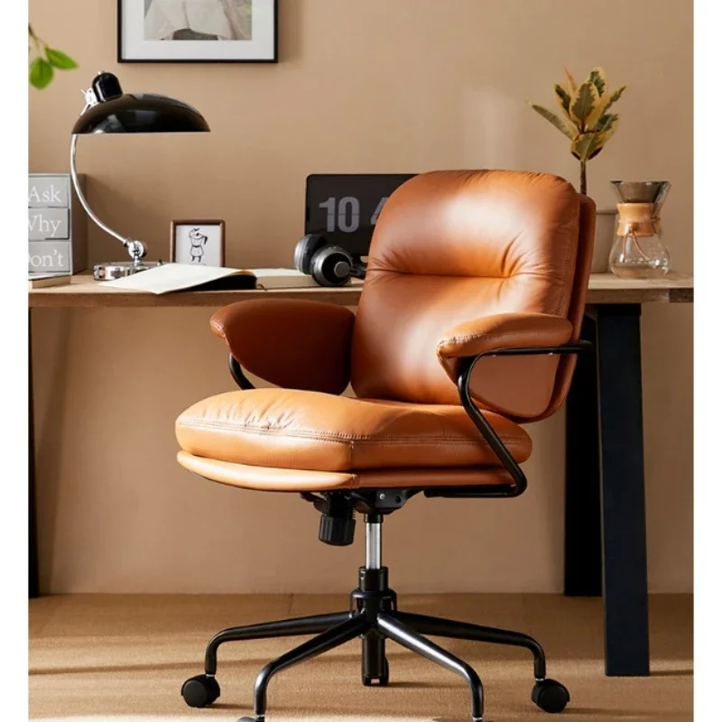 Leather chair, ergonomic chair, computer chair