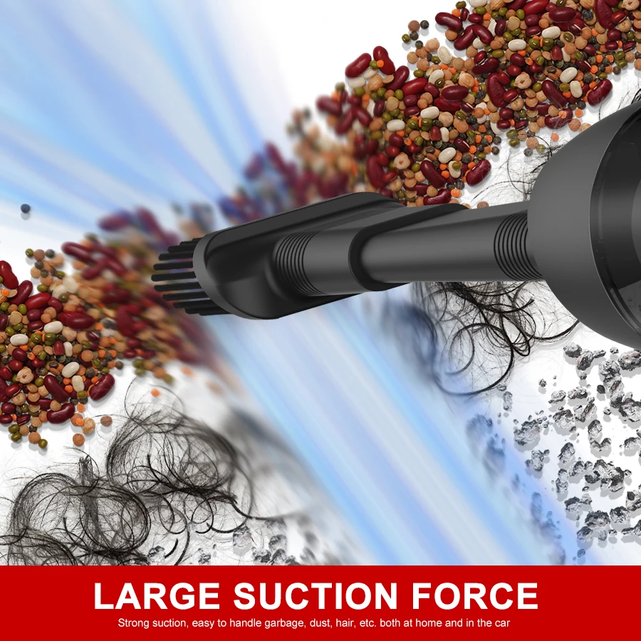 ξAO MIJIA 9800000 Pa เครื่องดูดฝุ่นในรถยนต์ เครื่องดูดฝุ่นมือถือไร้สาย ดูดแรง เครื่องใช้ในบ้าน โซฟา เครื่องทําความสะอาด