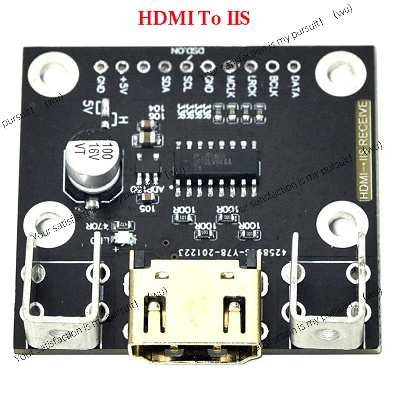 ZOCI-FOR HDMI To I2S Receiver IIS To HDMI Transmit Signal Conversion Board  DAC