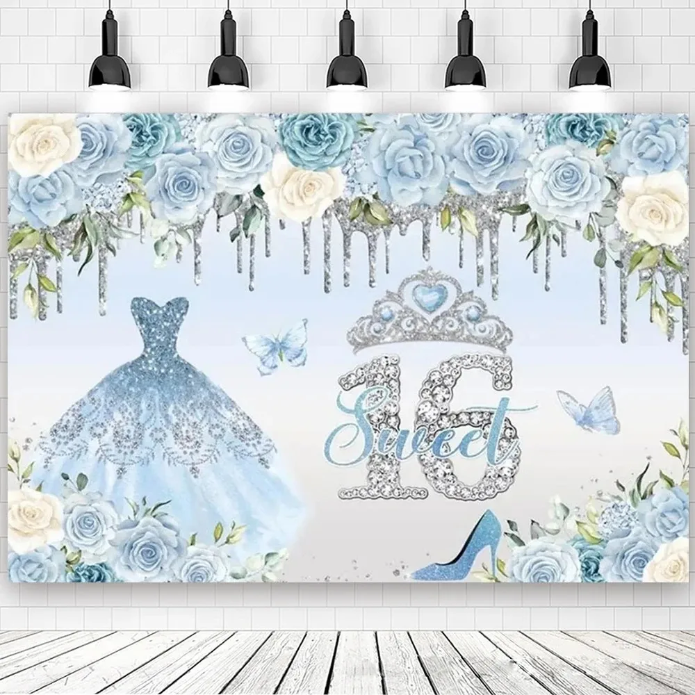 

Sparkling Diamond Theme 16th Birthday Party Banner Shooting Background, Sweet Pink Balloon Banner Photography Studio Background