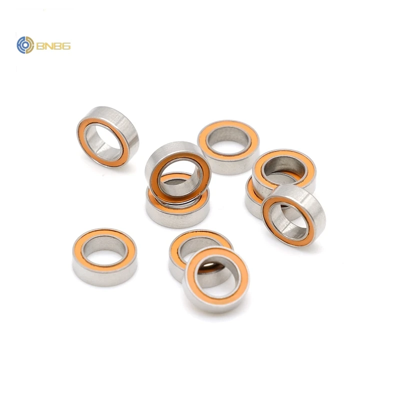 

10Pcs 5x8x2.5 Stainless steel hybrid ceramic ball bearing SMR85 2RS CB ABEC7 5x8x2.5 mm Without Grease Fast Turning