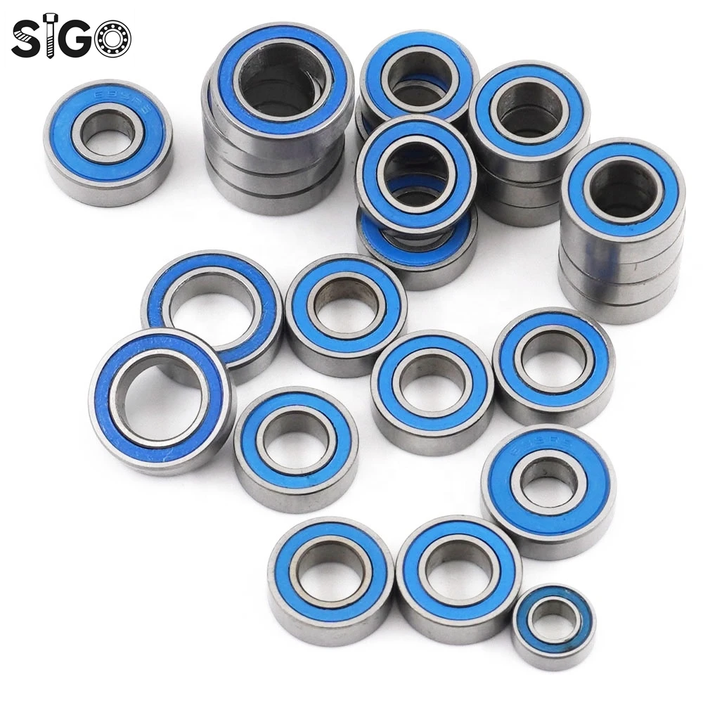 L LMT 1/8 RC Car Parts 26PCS Rubber Sealed Ball Bearing Set