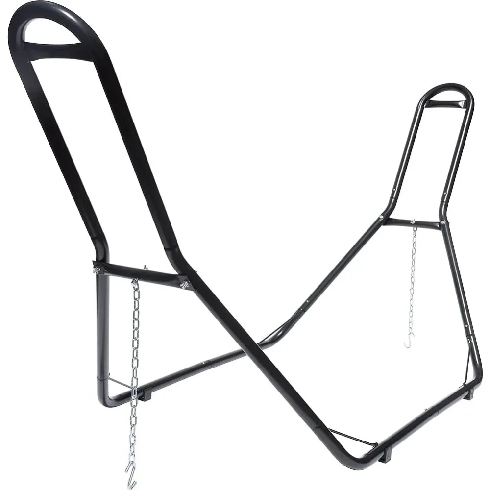 Hammock Stand Fit for 9-14 Feet Hammock, 2 Person Heavy Duty 550 LBS Capacity with 2 Steel Chains 1 Carry Bag