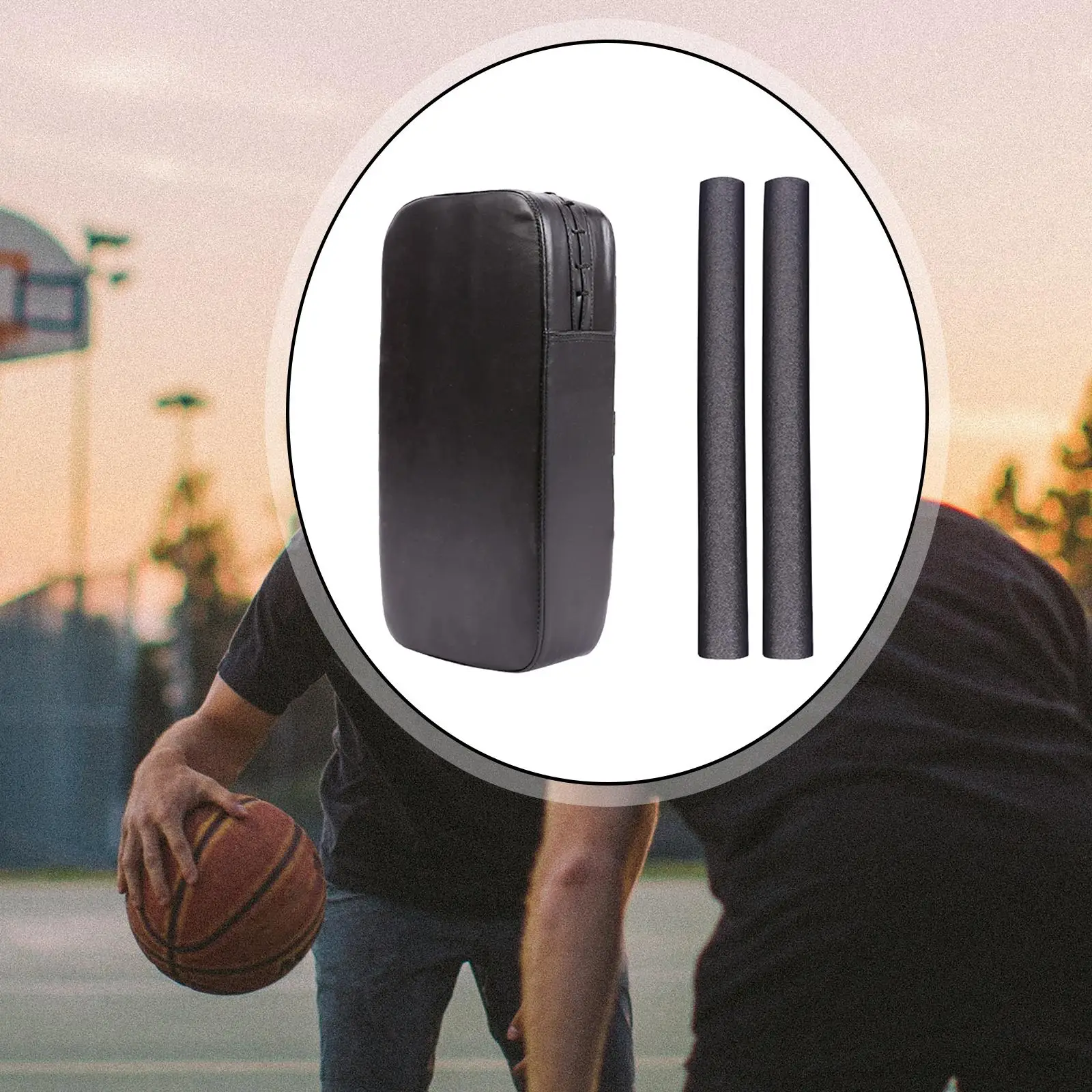 

Padded Blocking Guard for Basketball Training PU Leather Shield Pad for Enhanced Body Control and Team Practice