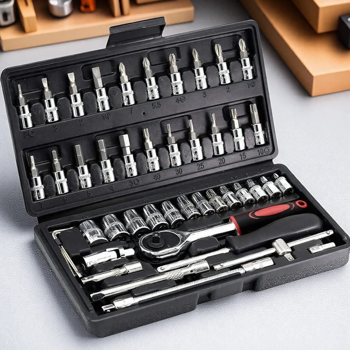 46Pcs/53Pcs 1/4 Inc…